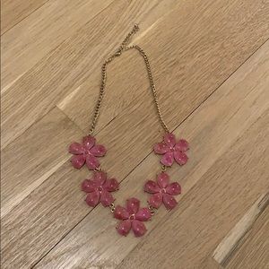 Floral statement necklace
